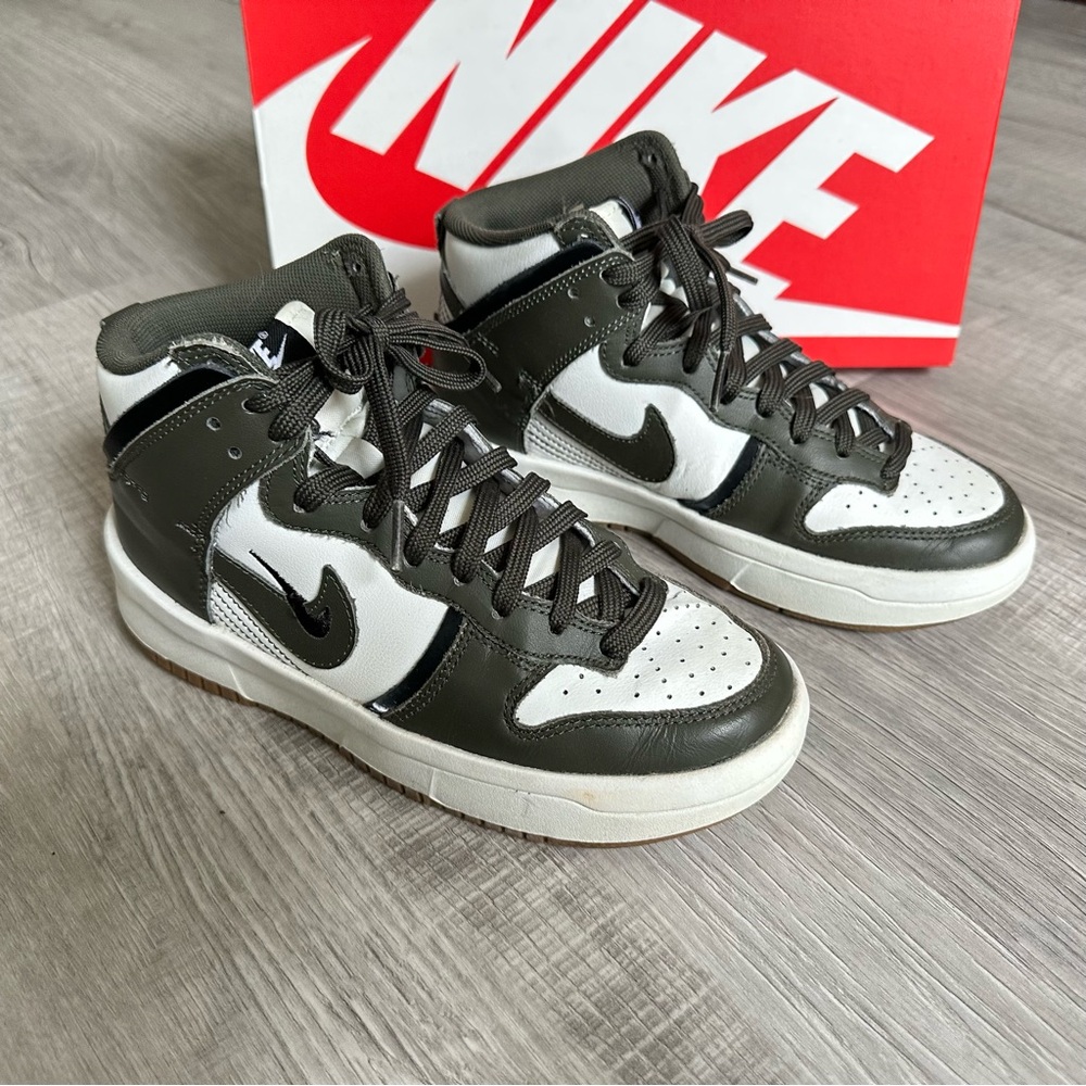 Nike Dunk High Sneakers Cargo Khaki-Black